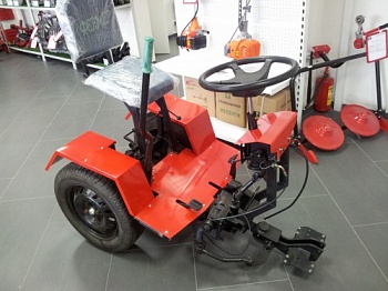 Адаптер для мотоблока под минитрактор АМ-5 (с рулем)