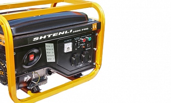 Генератор бензиновый Shtenli PRO 3900 (3,3 кВт) две розетки 220В